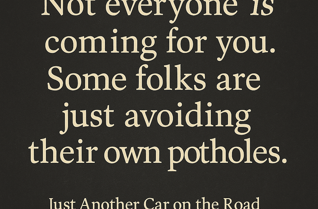 Just Another Car on the Road: Avoiding Potholes.