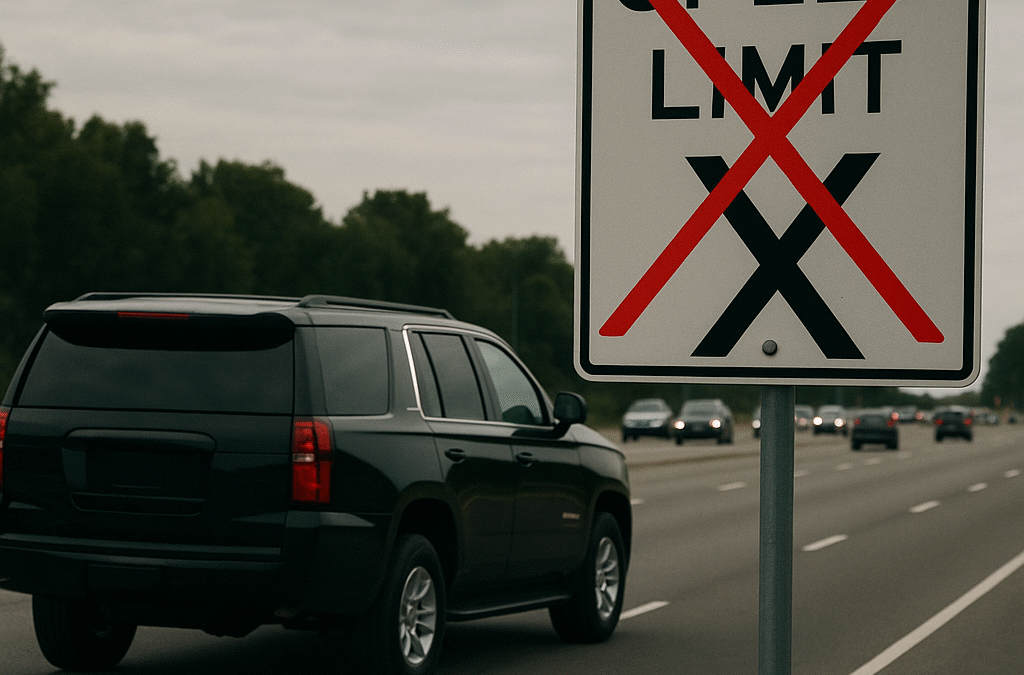 Just Another Car on the Road: No Speed Limit.